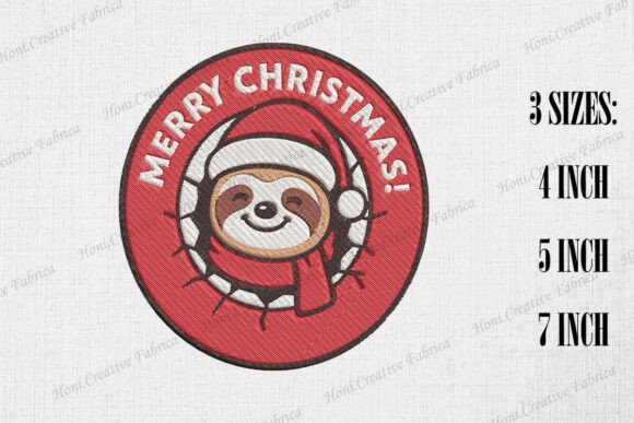 Adorable Merry Christmas Cute Sloth Design for Festive Projects