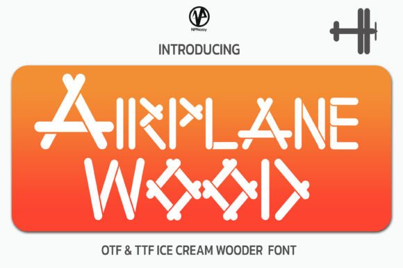Airplane Wood: A Playful Font for Creative Branding