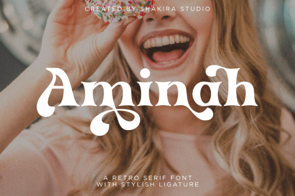 Aminah: The Retro Serif Font for Vintage Charm