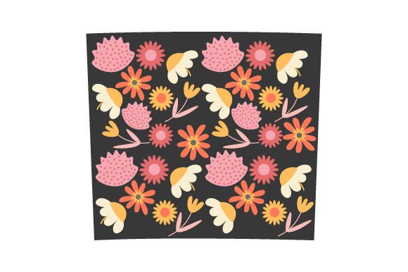 Bright Flowers Pattern Tumbler Wrap Design: A Professional Asset