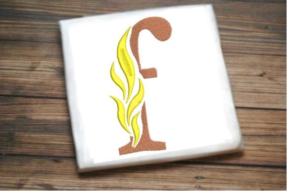 F Letter Alphabet on Fire: A Dynamic Design Element