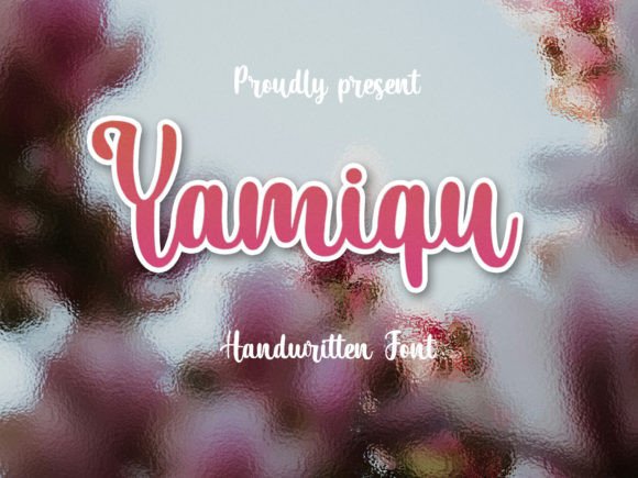 Introducing Yamiqu: A Fresh Handwritten Font for Modern Design