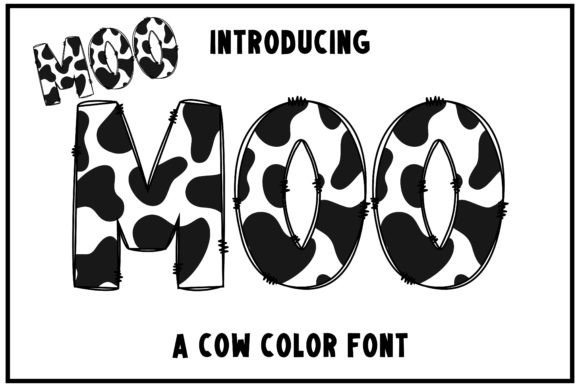 Moo Moo: The Playful Color Font for Modern Design