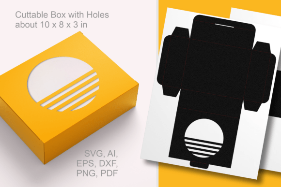 Silent Horizon Cutout Rectangular Box: A Designer's Template