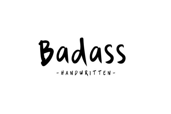 Unleash Raw Energy: The Badass Font
