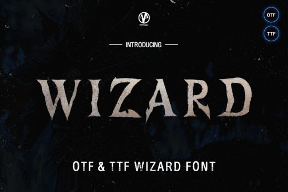 Wizard Font: Vintage Grunge for Bold Design Impact